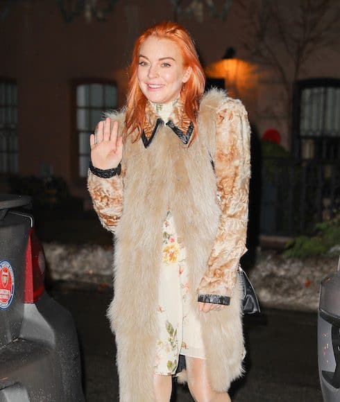 Lindsay Lohan dancing