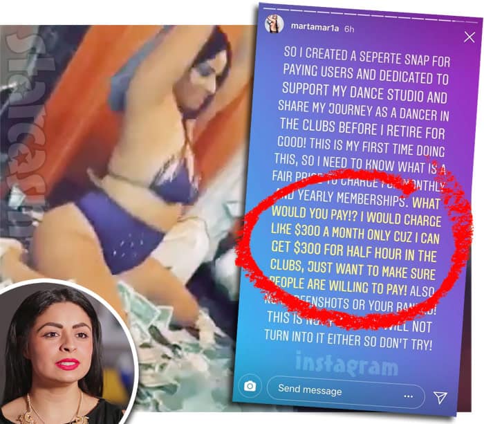 BEFORE THE 90 DAYS Marta is stripping on Snapchat for money