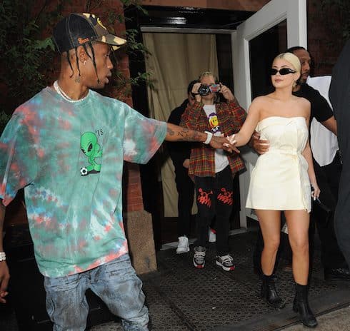 Travis Scott proposing 