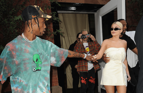 Travis Scott proposing 2