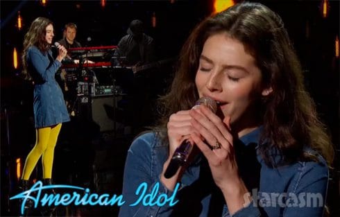 90 DAY FIANCE Evelyn Cormier performs Wonderwall on American Idol