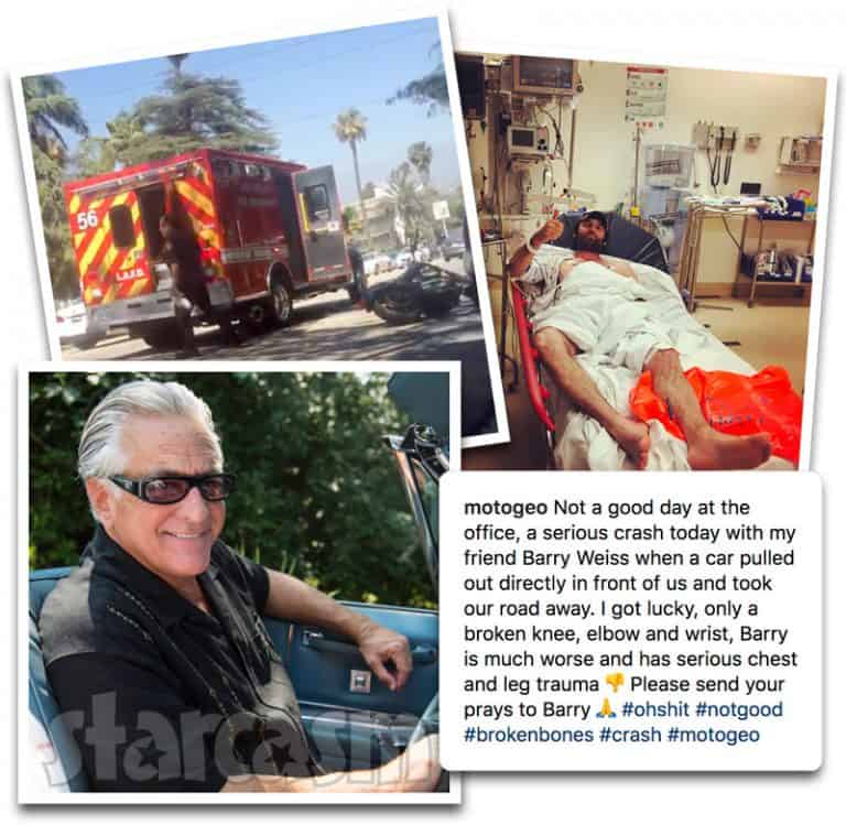 Storage Wars Barry Weiss motorcycle accident photos, video, updates