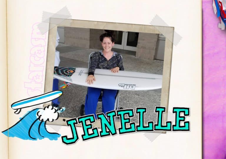 Teen Mom 2 scrapbook Jenelle Eason surfboard