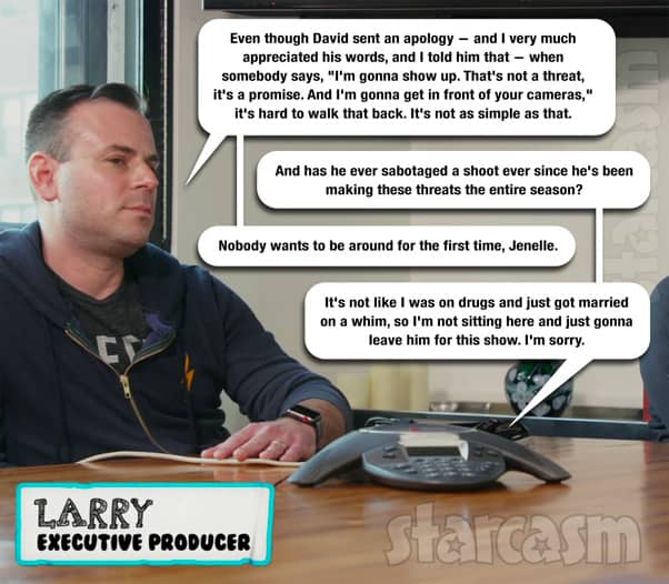 Teen Mom 2 producer Larry and Jenelle's conference call comversation about David Eason