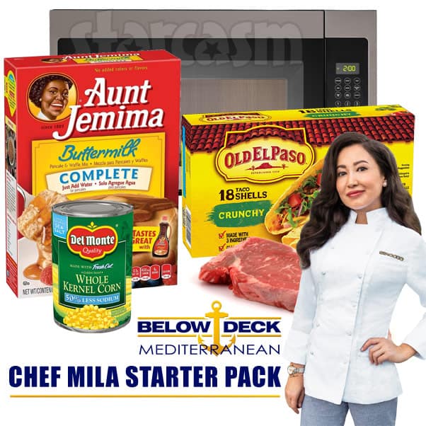 Below Deck Med Chef Mila starter pack