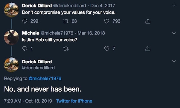 Derick Dillard and Jim Bob 1