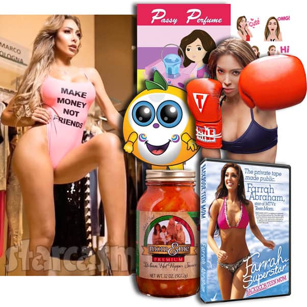 Farrah Abraham Graphic Sex Tape - TEEN MOM List of every Farrah Abraham business venture over ...