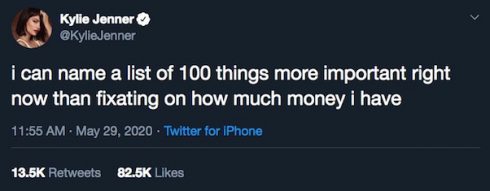 Apparently Kylie Jenner isn’t a billionaire and doesn’t care about