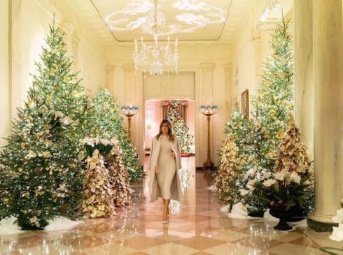 Melania Trump's Christmas 2020 decorations may be divorce papers