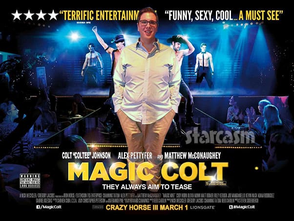 Magic Mike poster with Colt Johnson from 90 Day Fiance