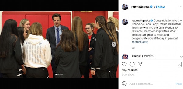 Matt Gaetz social media manager 3