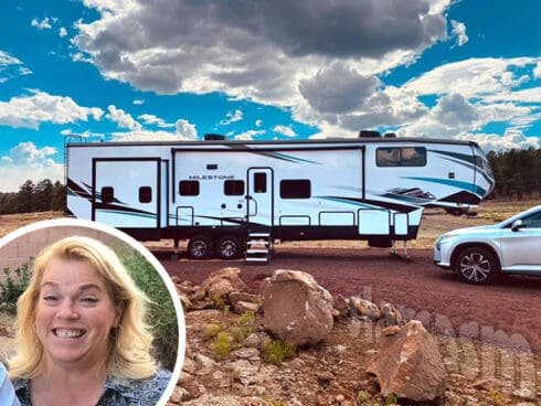 SISTER WIVES Janelle Brown moves into a camper on Coyote Pass – Starcasm
