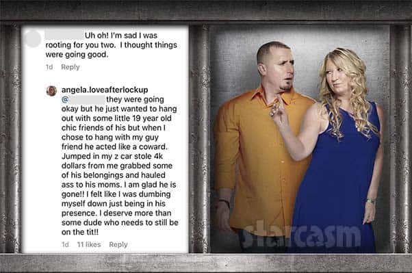 Love After Lockup Angela and Tony split