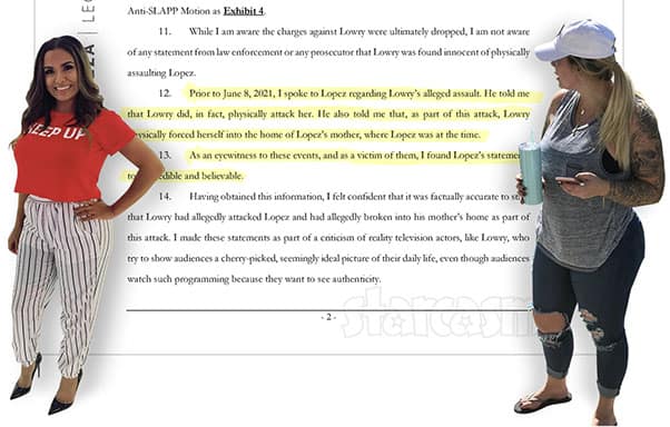 Briana DeJesus Kail Lowry lawsuit motion Briana DeJesus Kail Lowry lawsuit motion