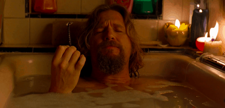 THE BIG LEBOWSKI What does The Dude do for a living?