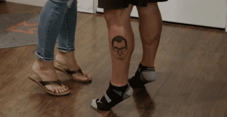 90 DAY FIANCÉ Why Big Ed has his own face tattooed on his leg