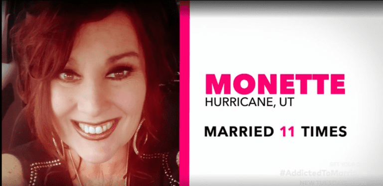 ADDICTED TO MARRIAGE Monette is about to get married for the 12th time