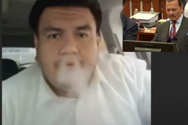 DEPP vs HEARD This witness was vaping and driving while testifying