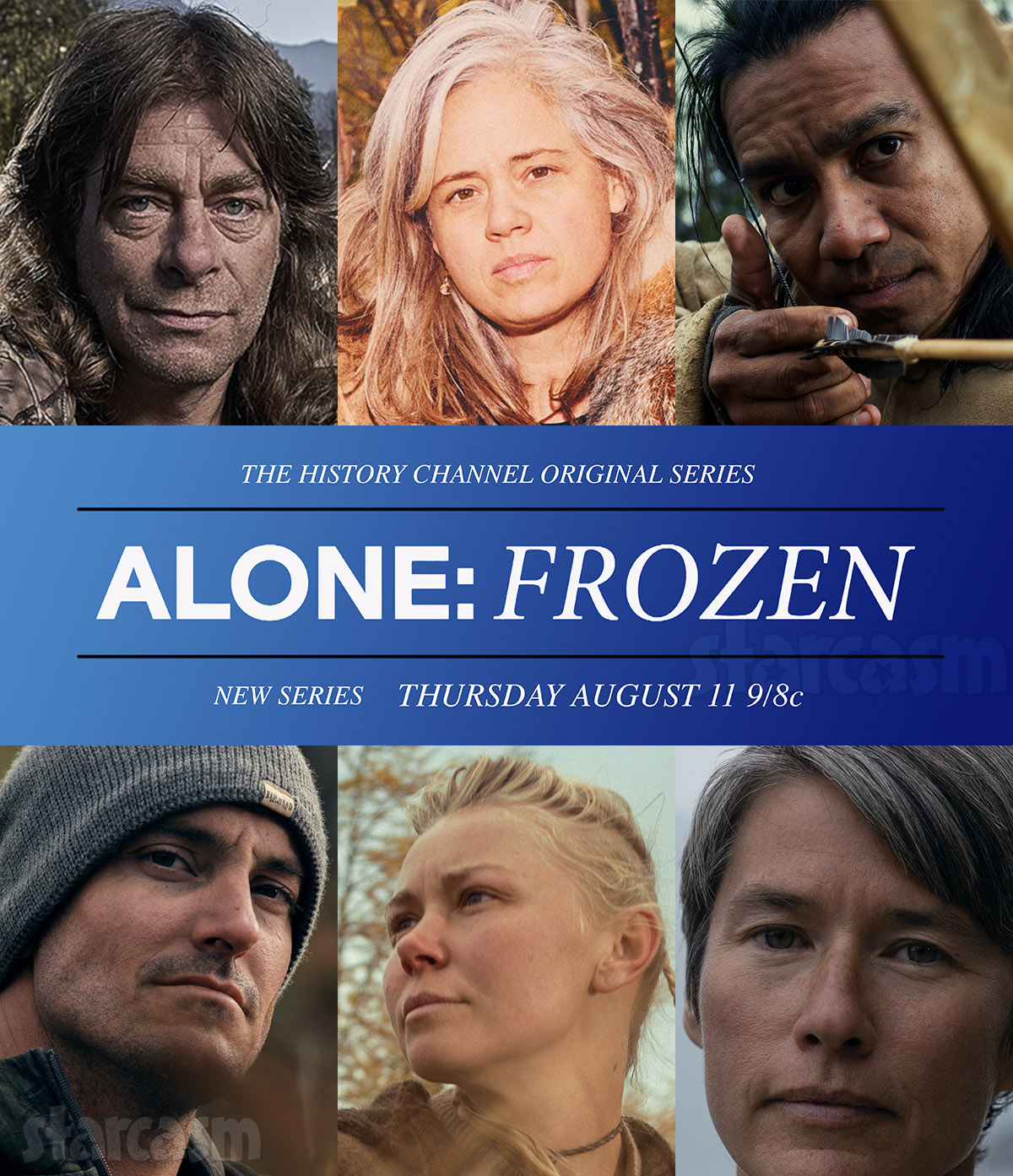 History Channel Alone Frozen and Alone Skills Challenge details and cast