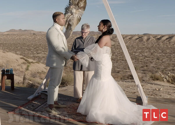 90 Day Fiance Jibri and Miona wedding photo