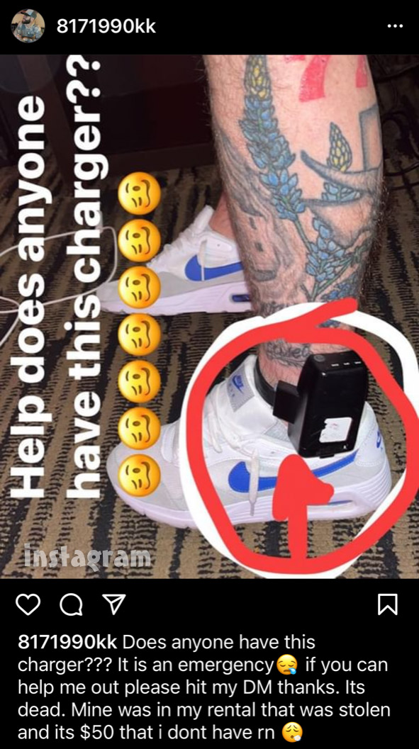 Love After Lockup Kurtis King ankle monitor Love After Lockup Kurtis King ankle monitor