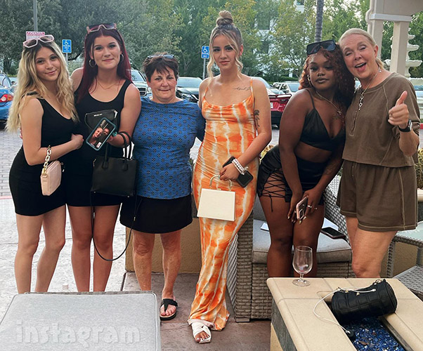 Teen Mom Young and Pregnant moms with Babs Evans and Debra Danielsen Teen Mom Young and Pregnant moms with Jenelle's mom Barbara Evans and Farrah Abraham's mom Debra Danielsen