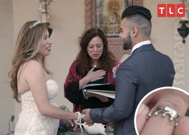 90 Day Fiance Yve and Mohamed wedding photo