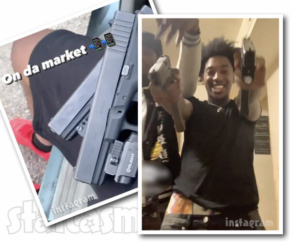 Teen Mom Young and Pregnant dad X'Zayveon guns on Instagram