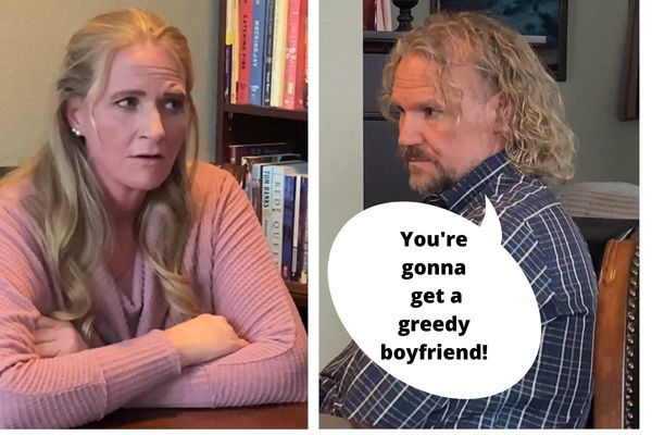 SISTER WIVES Kody Brown fears Christine will find a greedy boyfriend who will take Truely and all his money from him