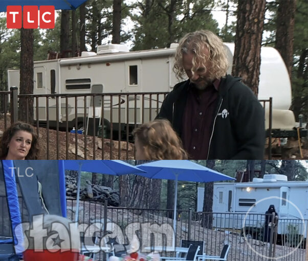 Kody Brown and Robyn Brown have a camper at their house. Is Dayton living in it?