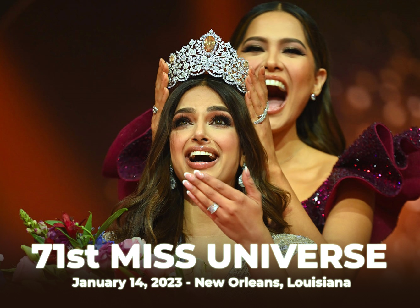 The 71st Miss Universe competition will air LIVE from New Orleans Jan