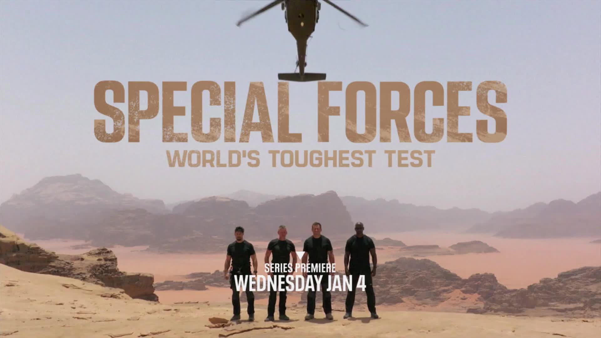 SPECIAL FORCES: WORLD'S TOUGHEST TEST premieres Jan 4 on FOX with all-star  cast