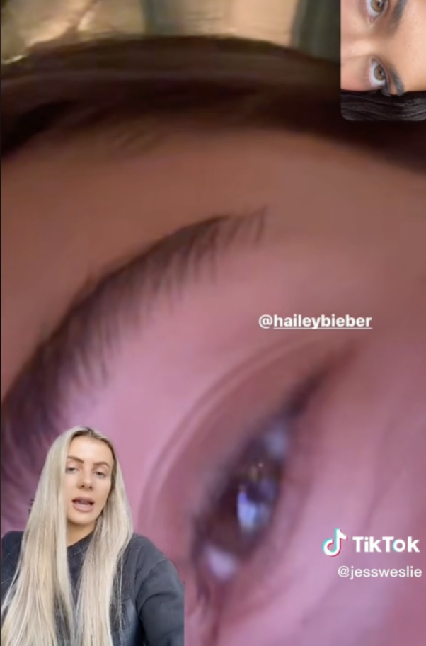 Kylie Jenner Hailey Bieber Selena Gomez eyebrows