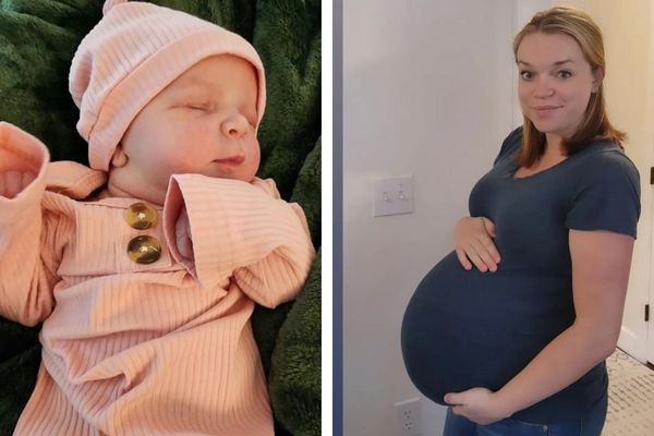 SISTER WIVES Maddie Brush gave birth to her third child, Josephine