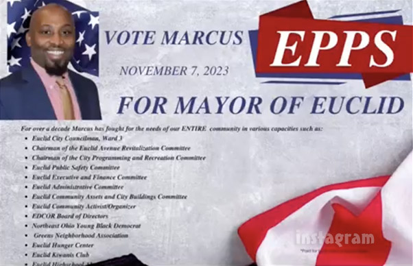 Seeking Sister Wife Marcus Epps is running for Mayor of Euclid 2023