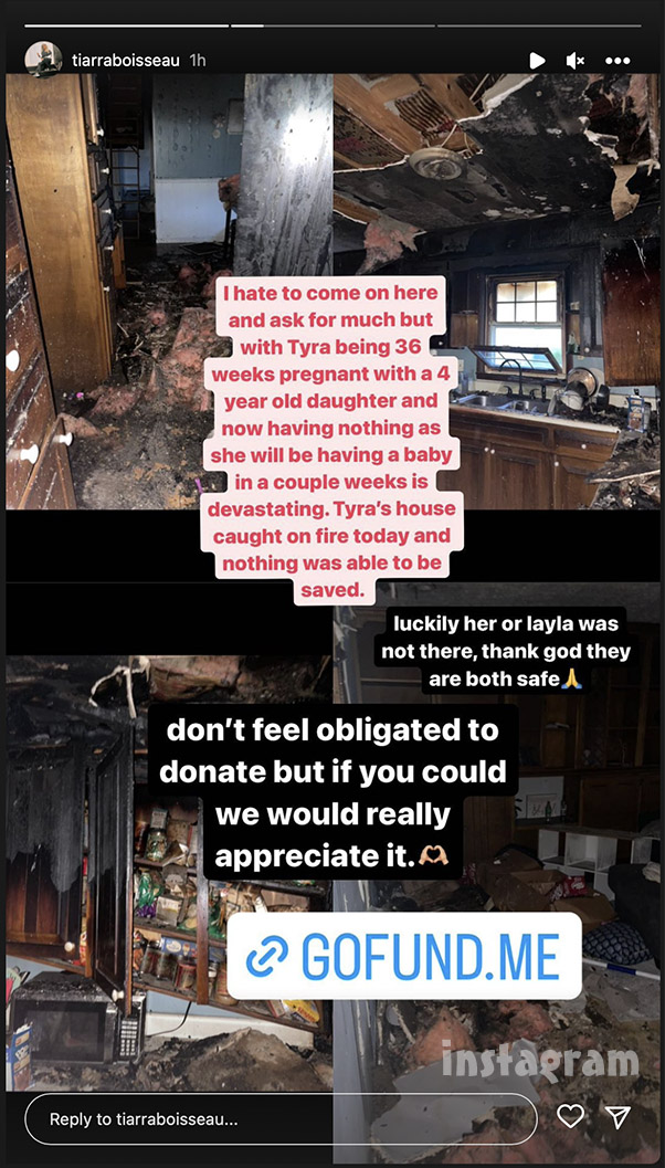 Tyra Boisseau house fire GoFundMe started by sister Tiarra Unexpected mom Tyra Boisseau house fire GoFundMe started by sister Tiarra