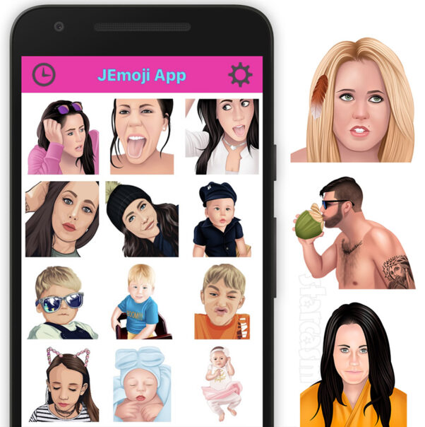 Jenelle Evans JEmoji app emoji