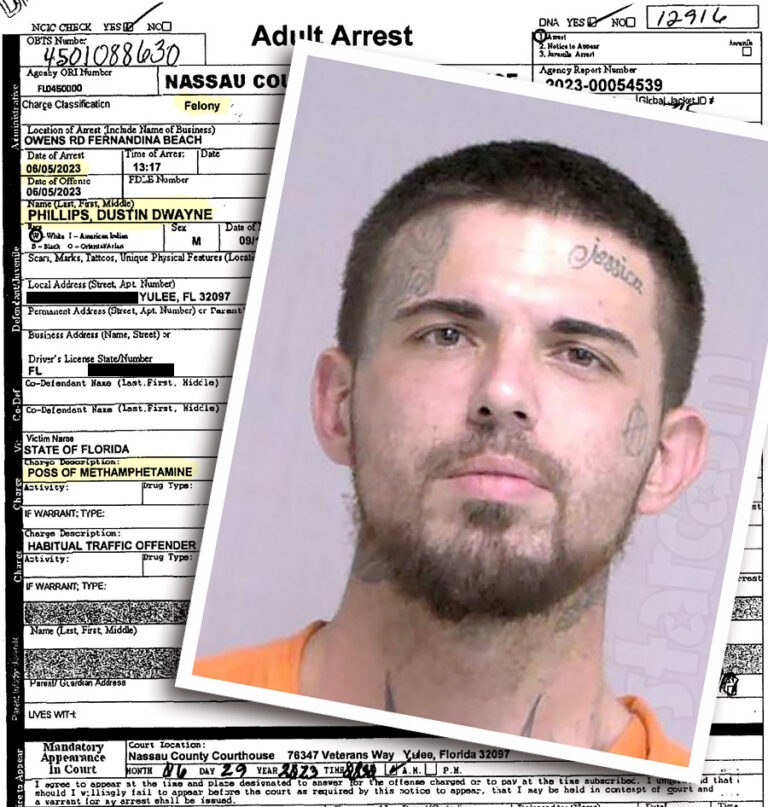 Love During Lockup Jessica's ex Dustin Phillips meth arrest 2023