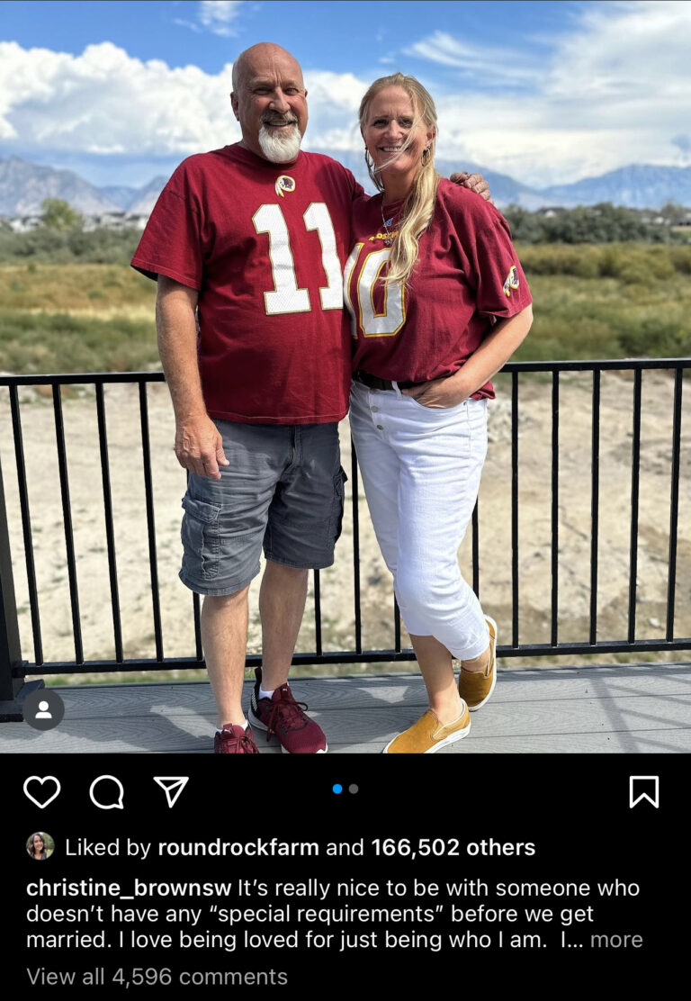 SISTER WIVES Christine Brown has a message about Kody’s “special requirements”