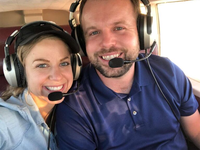 John-David Duggar pilots plane with wife after their near-death experience