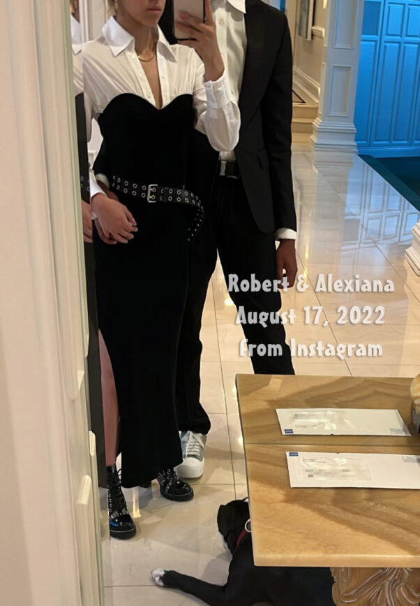 Robert Cosby Jr and his wife wedding attire