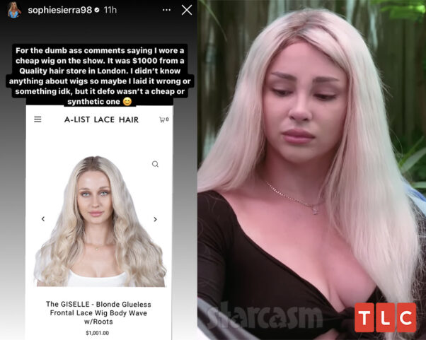 90 Day Fiance Sophie wig 90 Day Fiance Sophie says her wig cost $1,000