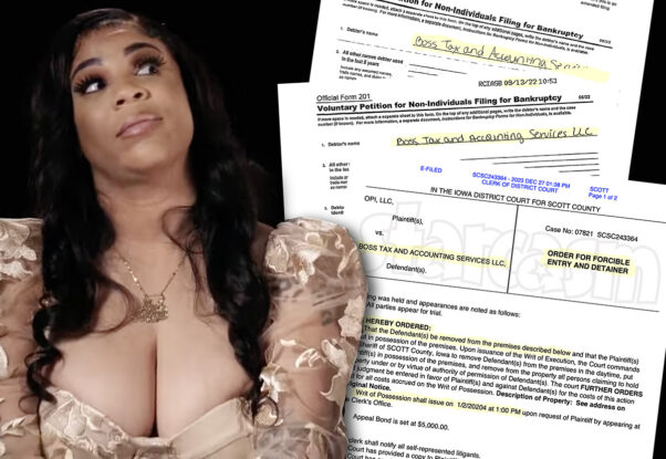 Boss Tax and Accounting Services bankruptcy eviction