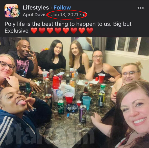 Seeking Sister Wife The Davis family with Jasmine and Danielle in 2021