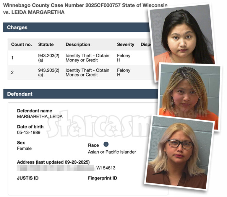 Leida Margaretha new felony charges September 2025