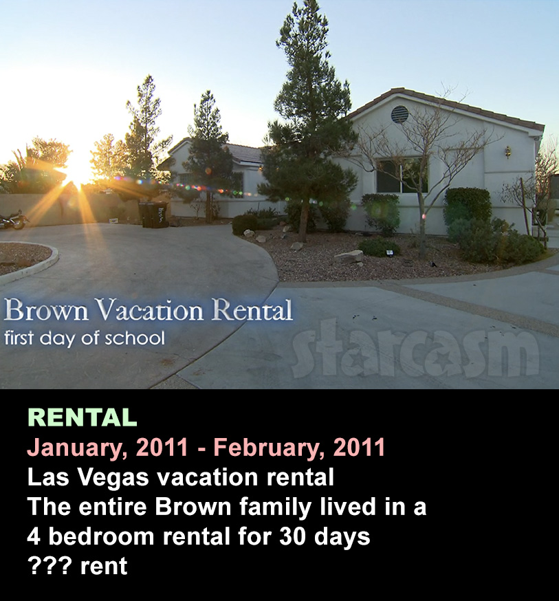 Sister Wives Brown family's Las Vegas vacation rental when they first moved there