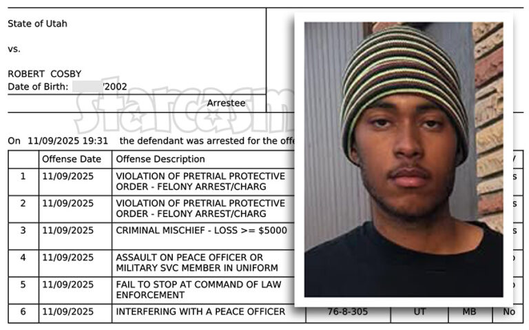 RHOSLC Robert Cosby Jr arrested again November 2025