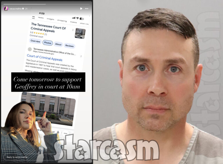 Varya Malina asks followers to show up to support Geoffrey Paschel at Tennessee Appeals Court