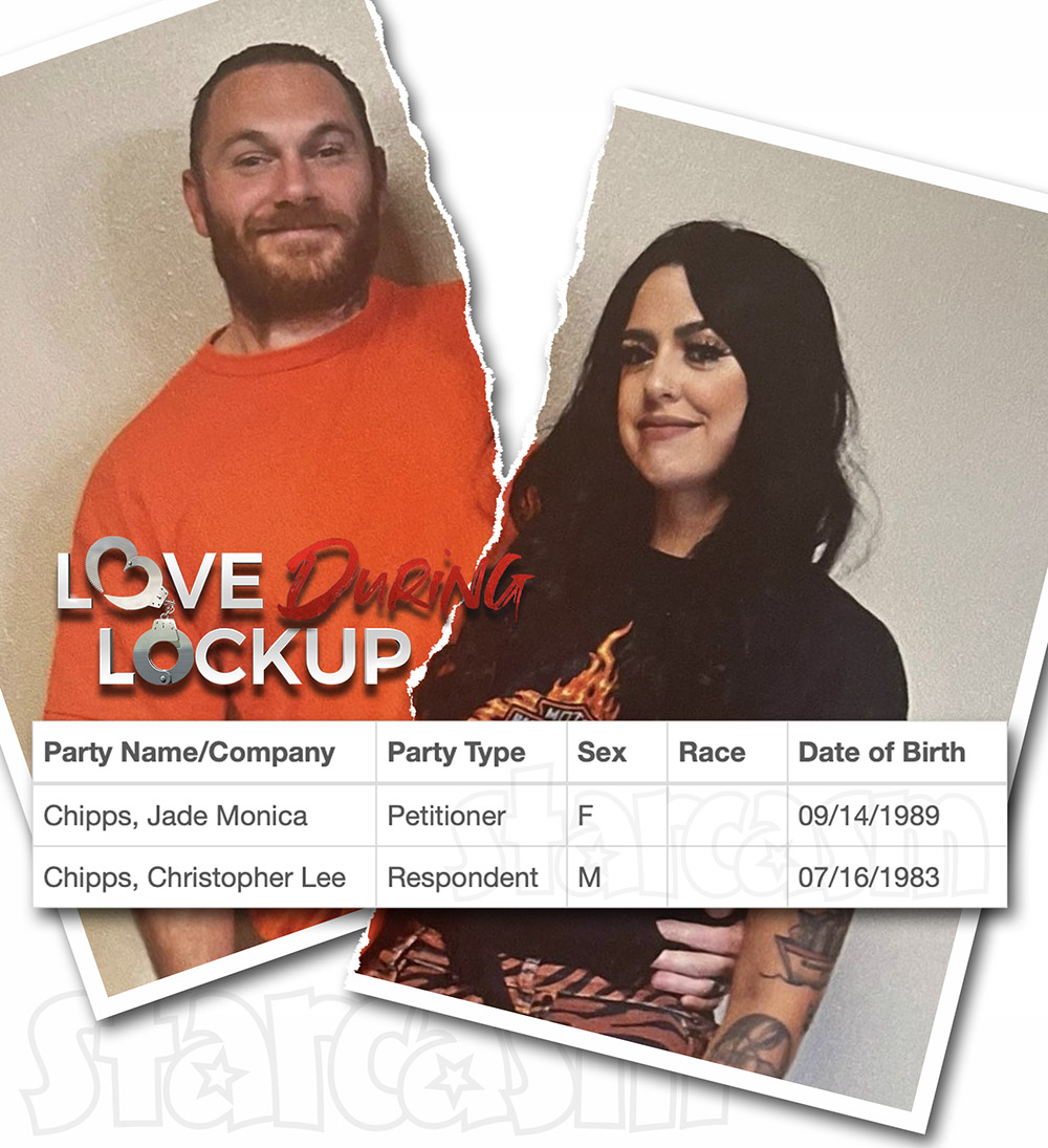 Love During Lockup star Jade Chipps files for divorce from Chris Chipps