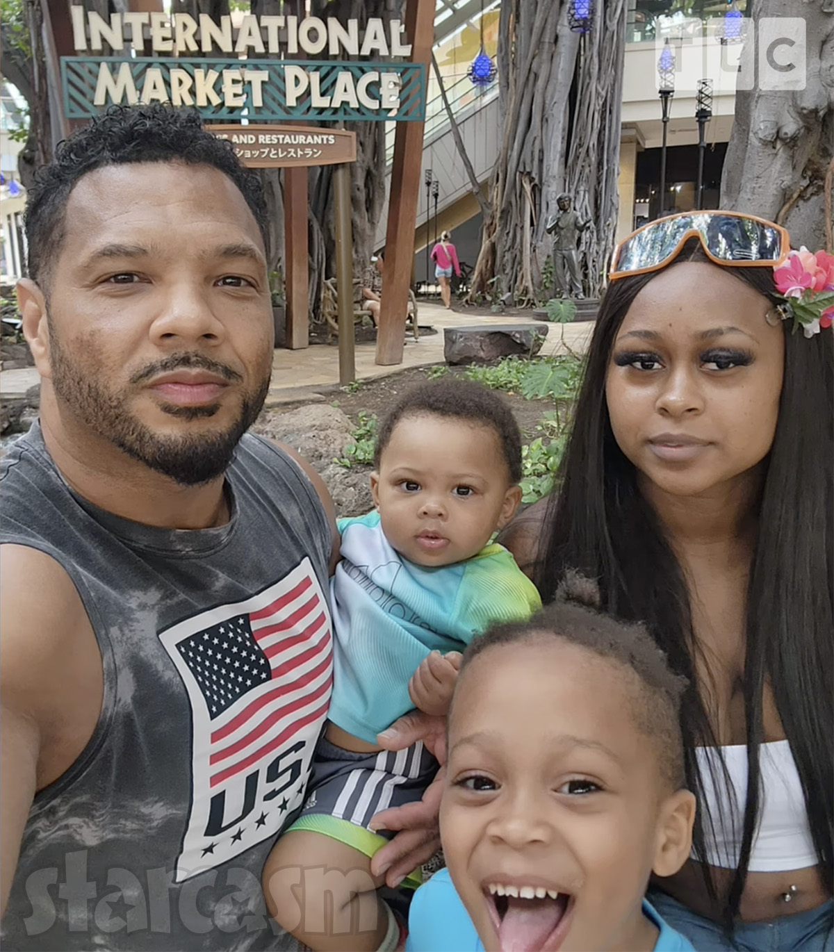 90 Day Fiancé Rick and ex-wife Chinny with their kids